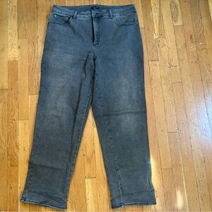 Universal Standard Gray Straight Leg Jeans